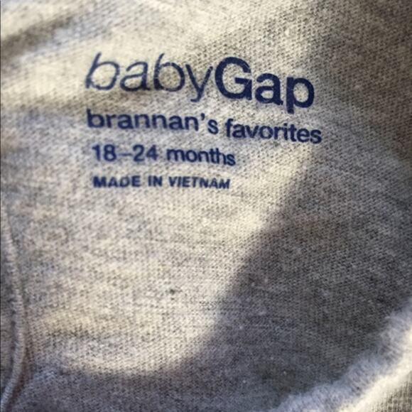 Baby Gap Gray Polka Dot Cat Cap Sleeve Bodysuit 24 Months - Picture 4 of 6